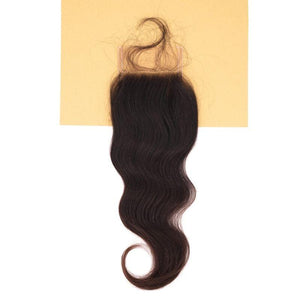 Raw Indian Wavy Closure - Girlfriend BeautyBar