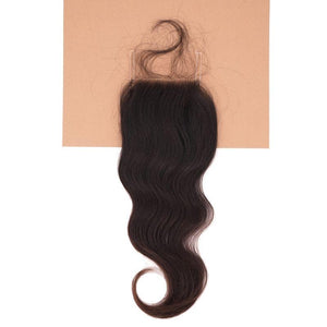 Raw Indian Wavy Closure - Girlfriend BeautyBar